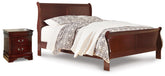 Hoover Furniture Outlet - Ashley Furniture - Alisdair Queen Sleigh Bed and Nightstand - Queen Sleigh Bed and Nightstand - B376B41