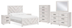 Hoover Furniture Outlet - Ashley Furniture - Cayboni Full Panel Bed, Dresser, Mirror, Chest and 2 Nightstands - Full Panel Bed, Dresser, Mirror, Chest and 2 Nightstands - B3788B15