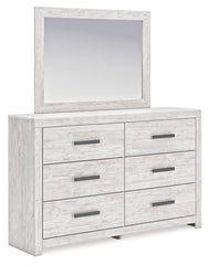 Cayboni King Panel Bed, Dresser, Mirror and Chest