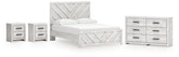 Hoover Furniture Outlet - Ashley Furniture - Cayboni Queen Panel Bed, Dresser and 2 Nightstands - Queen Panel Bed, Dresser and 2 Nightstands - B3788B13