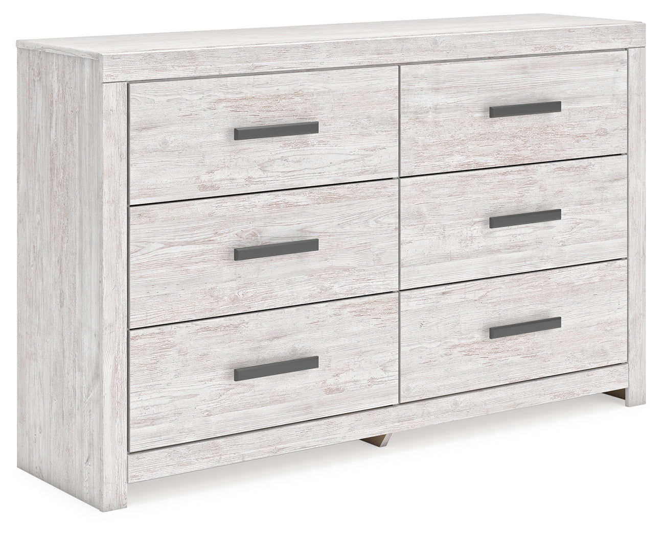 Hoover Furniture Outlet - Ashley Furniture - Cayboni Dresser - Six Drawer Dresser / Whitewash - B3788-31