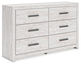 Hoover Furniture Outlet - Ashley Furniture - Cayboni Dresser - Six Drawer Dresser / Whitewash - B3788-31