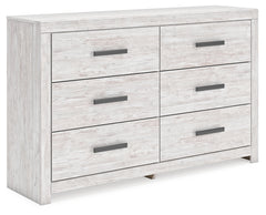 Hoover Furniture Outlet - Ashley Furniture - Cayboni Dresser - Six Drawer Dresser / Whitewash - B3788-31