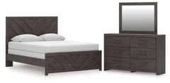 Hoover Furniture Outlet - Ashley Furniture - Prendonea Queen Panel Bed, Dresser and Mirror - Queen Panel Bed, Dresser and Mirror - B3789B7