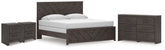 Hoover Furniture Outlet - Ashley Furniture - Prendonea King Panel Bed, Dresser and 2 Nightstands - King Panel Bed, Dresser and 2 Nightstands - B3789B13