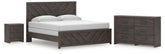 Hoover Furniture Outlet - Ashley Furniture - Prendonea King Panel Bed, Dresser and Nightstand - King Panel Bed, Dresser and Nightstand - B3789B16