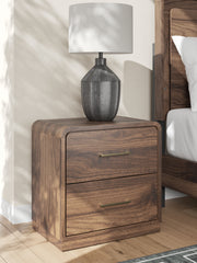 Hoover Furniture Outlet - Ashley Furniture - Fortlorn Nightstand - Two Drawer Night Stand - PCB386-92