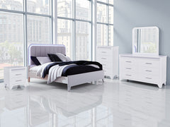 Hoover Furniture Outlet - Ashley Furniture - Jarlee Queen Upholstered Panel Bed - Queen Upholstered Panel Bed - PCB392B2