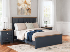 Hoover Furniture Outlet - Ashley Furniture - Landocken Queen Panel Bed - Queen Panel Bed - B414B10
