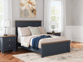 Hoover Furniture Outlet - Ashley Furniture - Landocken Full Panel Bed - Full Panel Bed - B414B3