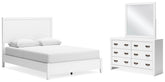 Hoover Furniture Outlet - Ashley Furniture - Binterglen Queen Panel Bed, Dresser and Mirror - Queen Panel Bed, Dresser and Mirror - B427B7