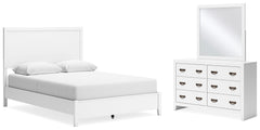 Hoover Furniture Outlet - Ashley Furniture - Binterglen Queen Panel Bed, Dresser and Mirror - Queen Panel Bed, Dresser and Mirror - B427B7