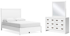 Hoover Furniture Outlet - Ashley Furniture - Binterglen Full Panel Bed, Dresser and Mirror - Full Panel Bed, Dresser and Mirror - B427B5