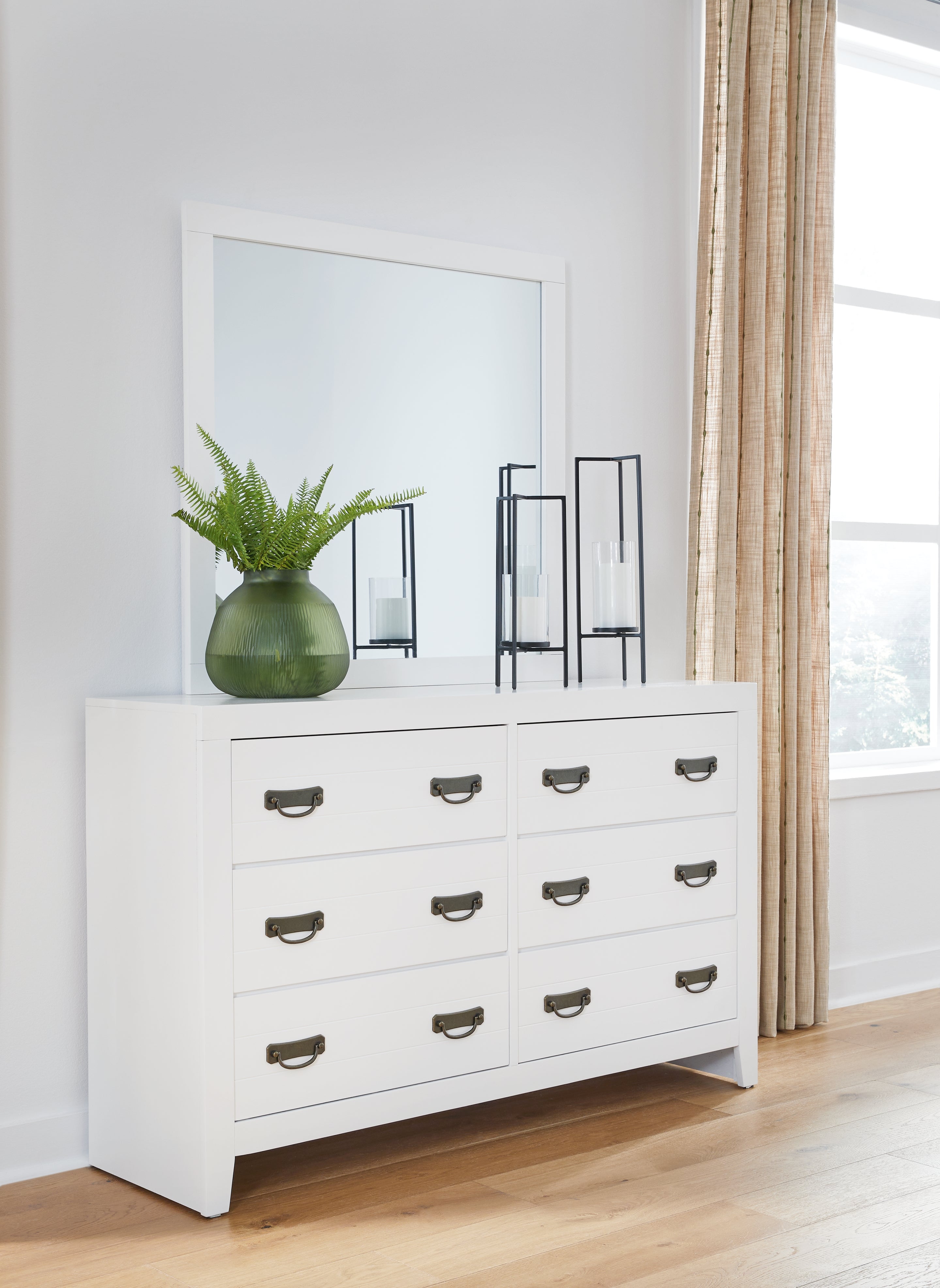 Hoover Furniture Outlet - Ashley Furniture - Binterglen Dresser and Mirror - Dresser and Mirror - B427B1