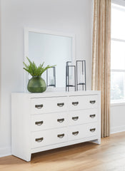 Hoover Furniture Outlet - Ashley Furniture - Binterglen Dresser and Mirror - Dresser and Mirror - B427B1