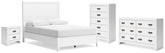 Hoover Furniture Outlet - Ashley Furniture - Binterglen Full Panel Bed, Dresser, Chest and Nightstand - Full Panel Bed, Dresser, Chest and Nightstand - B427B17