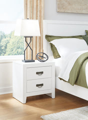 Hoover Furniture Outlet - Ashley Furniture - Binterglen Nightstand - Two Drawer Night Stand - B427-92