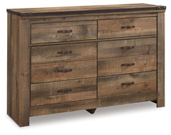 Trinell Twin Bookcase Storage Bed, Dresser and Nightstand