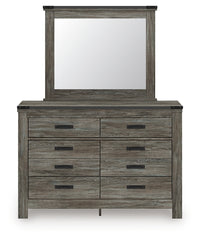 Frandern Twin Panel Bed, Dresser and Mirror