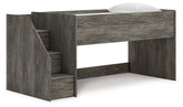 Hoover Furniture Outlet - Ashley Furniture - Frandern Twin Loft Bed - Twin Loft Bed - B4480B12