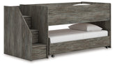 Hoover Furniture Outlet - Ashley Furniture - Frandern Twin over Twin Loft Bed - Twin over Twin Loft Bed - B4480B13