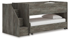 Hoover Furniture Outlet - Ashley Furniture - Frandern Twin over Twin Loft Bed - Twin over Twin Loft Bed - B4480B13