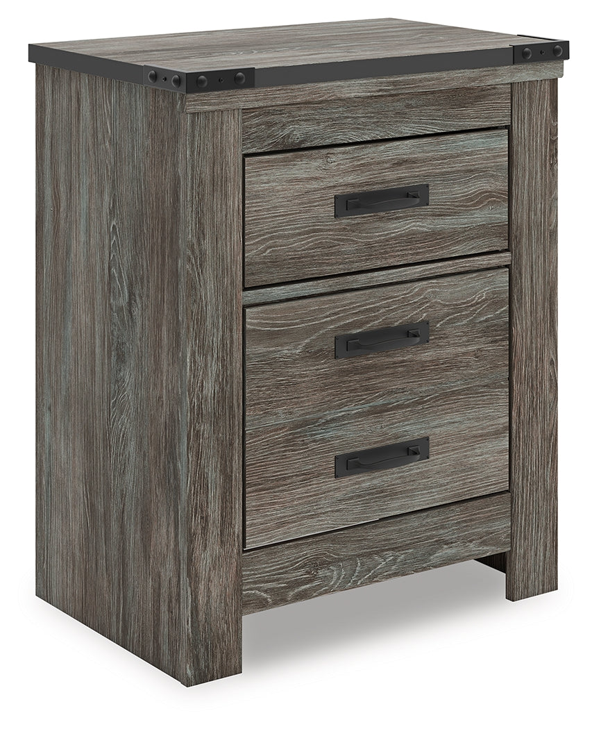 Hoover Furniture Outlet - Ashley Furniture - Frandern Nightstand - Two Drawer Night Stand - B4480-92