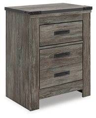 Hoover Furniture Outlet - Ashley Furniture - Frandern Nightstand - Two Drawer Night Stand - B4480-92