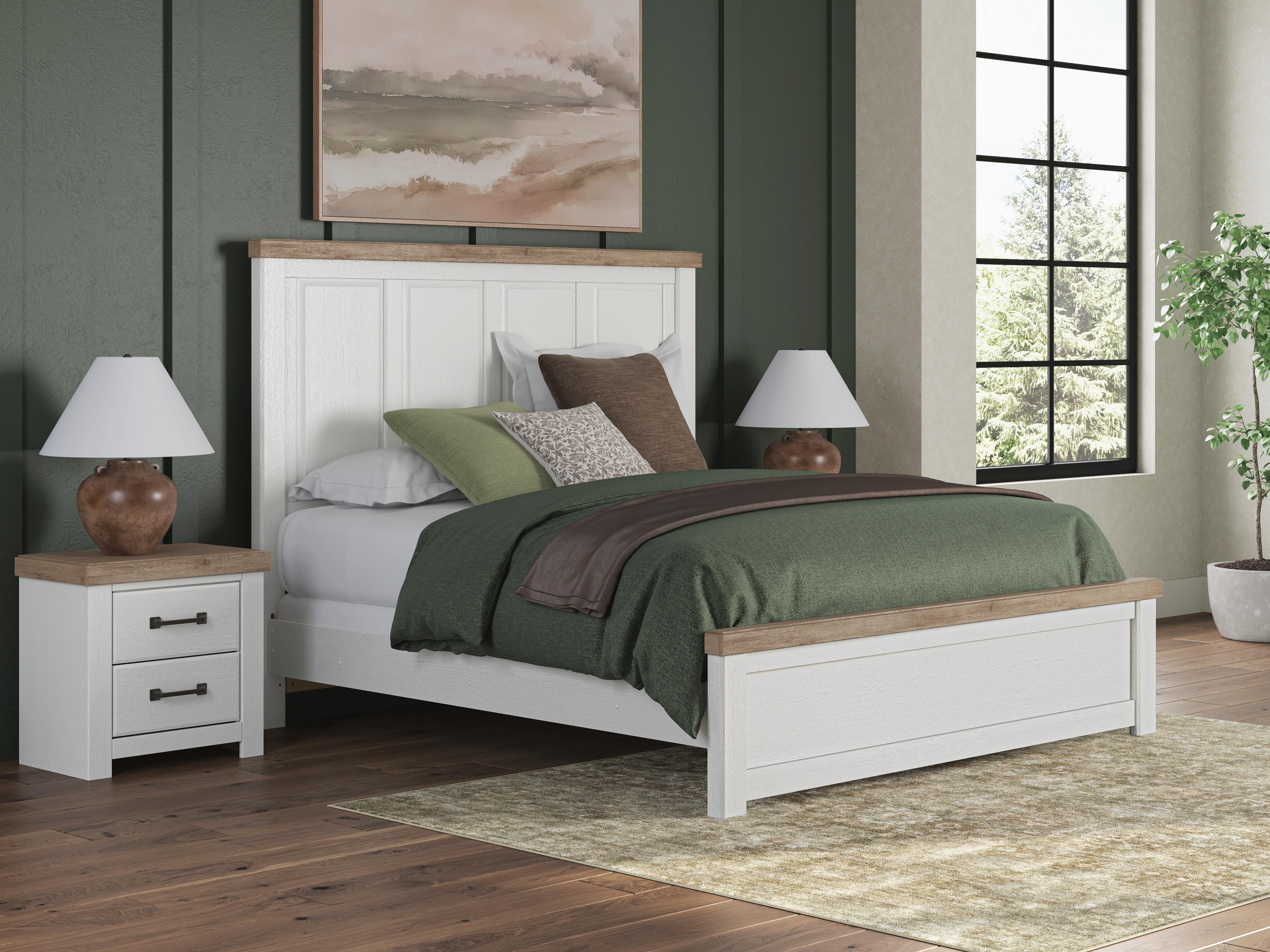 Hoover Furniture Outlet - Ashley Furniture - Savonport King Panel Bed - King Panel Bed - B4615B10