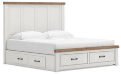 Savonport King Panel Storage Bed