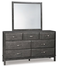 Caitbrook Full Storage Bed, Dresser, Mirror and Nightstand