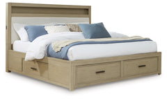 Calmoro Queen Bookcase Bed