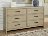 Hoover Furniture Outlet - Ashley Furniture - Calmoro Dresser - Dresser - B602-31