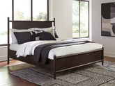 Hoover Furniture Outlet - Ashley Furniture - Dantenton Queen Panel Bed - Queen Panel Bed - B611B2