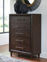 Hoover Furniture Outlet - Ashley Furniture - Dantenton Chest of Drawers - Five Drawer Chest - B611-46
