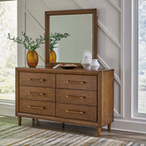 Hoover Furniture Outlet - Ashley Furniture - Lyncott Dresser and Mirror - Dresser and Mirror - B615B1