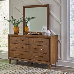Hoover Furniture Outlet - Ashley Furniture - Lyncott Dresser and Mirror - Dresser and Mirror - B615B1