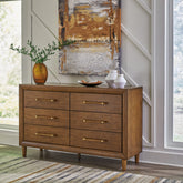 Hoover Furniture Outlet - Ashley Furniture - Lyncott Dresser - Dresser - B615-31