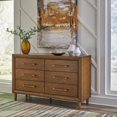 Hoover Furniture Outlet - Ashley Furniture - Lyncott Dresser - Dresser - B615-31
