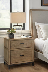 Hoover Furniture Outlet - Ashley Furniture - Tomtyn Nightstand - Two Drawer Night Stand - B622-92