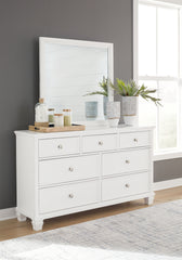 Hoover Furniture Outlet - Ashley Furniture - Fortman Dresser and Mirror - Dresser and Mirror - B680B1