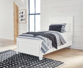 Hoover Furniture Outlet - Ashley Furniture - Fortman Twin Panel Bed - Twin Panel Bed - B680B6