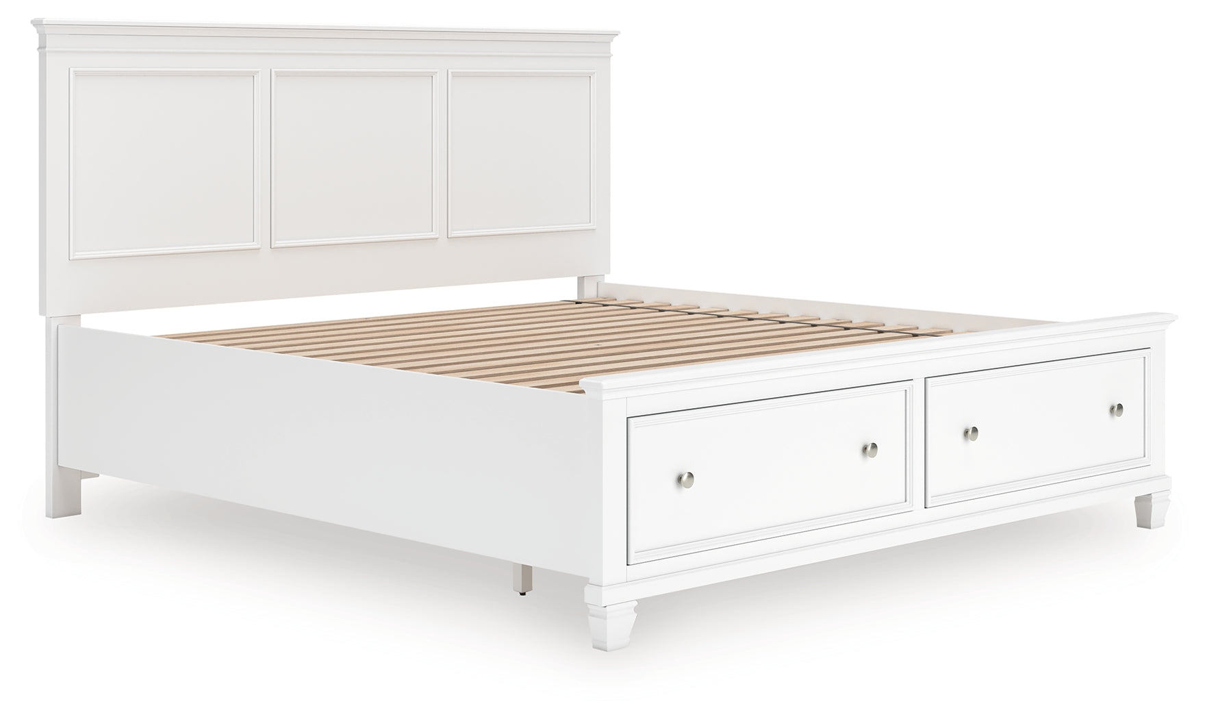 Hoover Furniture Outlet - Ashley Furniture - Fortman King Panel Storage Bed - King Panel Storage Bed - B680B22