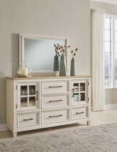 Hoover Furniture Outlet - Ashley Furniture - Shaybrock Dresser and Mirror - Dresser and Mirror - B683B1