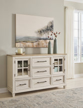 Hoover Furniture Outlet - Ashley Furniture - Shaybrock Dresser - Dresser - B683-31