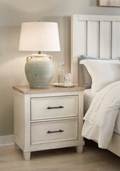 Hoover Furniture Outlet - Ashley Furniture - Shaybrock Nightstand - Two Drawer Night Stand - B683-92