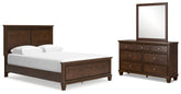 Hoover Furniture Outlet - Ashley Furniture - Danabrin Queen Panel Bed, Dresser and Mirror - Queen Panel Bed, Dresser and Mirror - B685B3