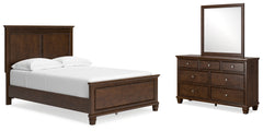 Hoover Furniture Outlet - Ashley Furniture - Danabrin Full Panel Bed, Dresser and Mirror - Full Panel Bed, Dresser and Mirror - B685B9