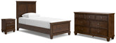 Hoover Furniture Outlet - Ashley Furniture - Danabrin Twin Panel Bed, Dresser and Nightstand - Twin Panel Bed, Dresser and Nightstand - B685B29