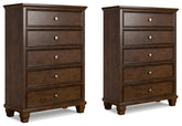 Hoover Furniture Outlet - Ashley Furniture - Danabrin Set of 2 Chests - Set of 2 Chests - B685B28